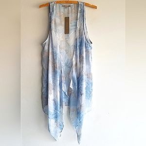 Joan Vass New York Modern Sheer Duster